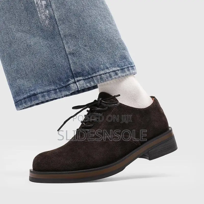 Luxury Derby Suede Shoes