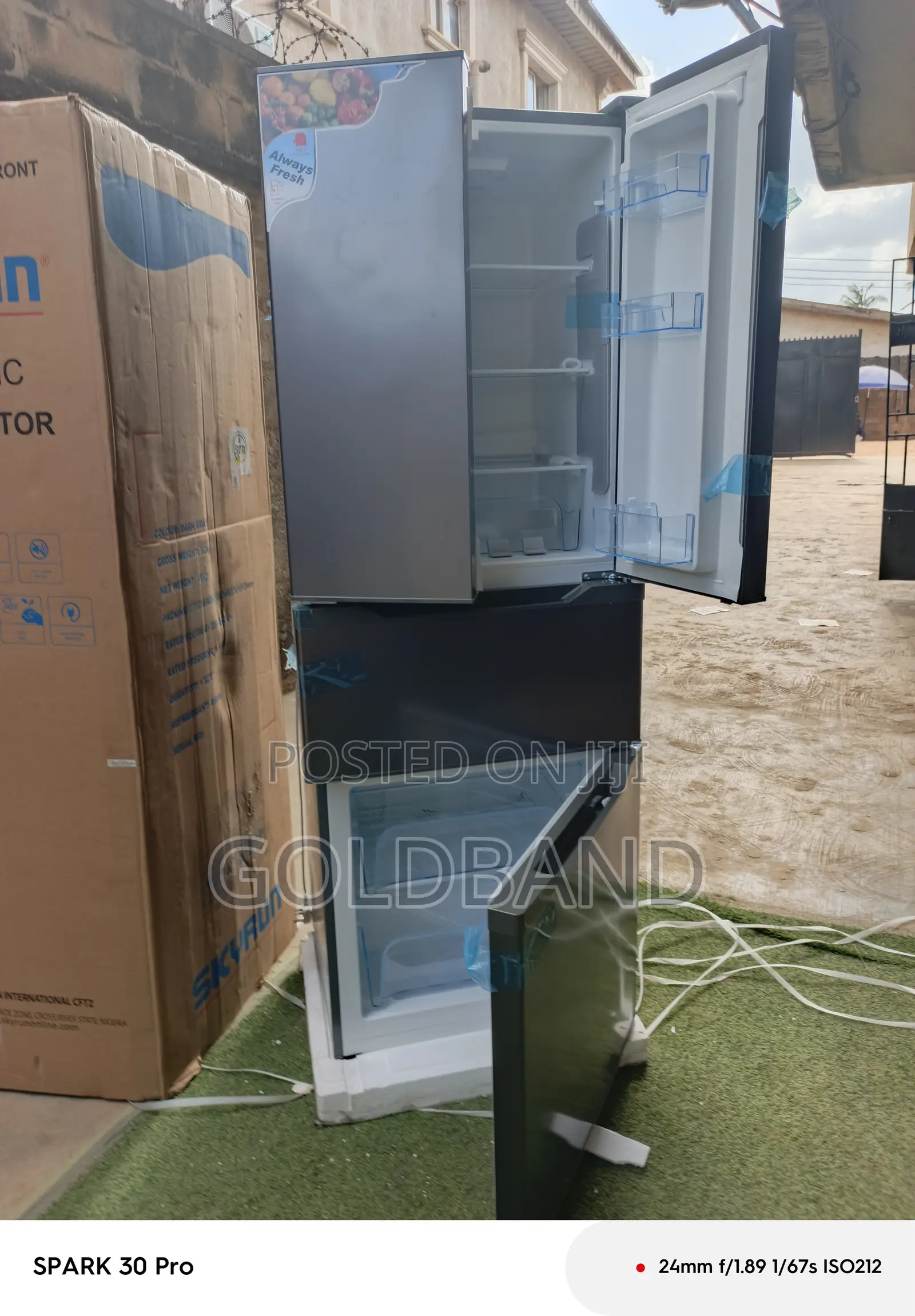 Skyrun 330hc Quad Door Refrigerator – Modern Design