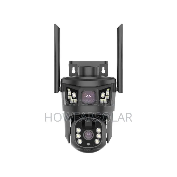 Aov Yoosee Dual Lens CCTV Camera 4g,Solar Powered With Battery Backup