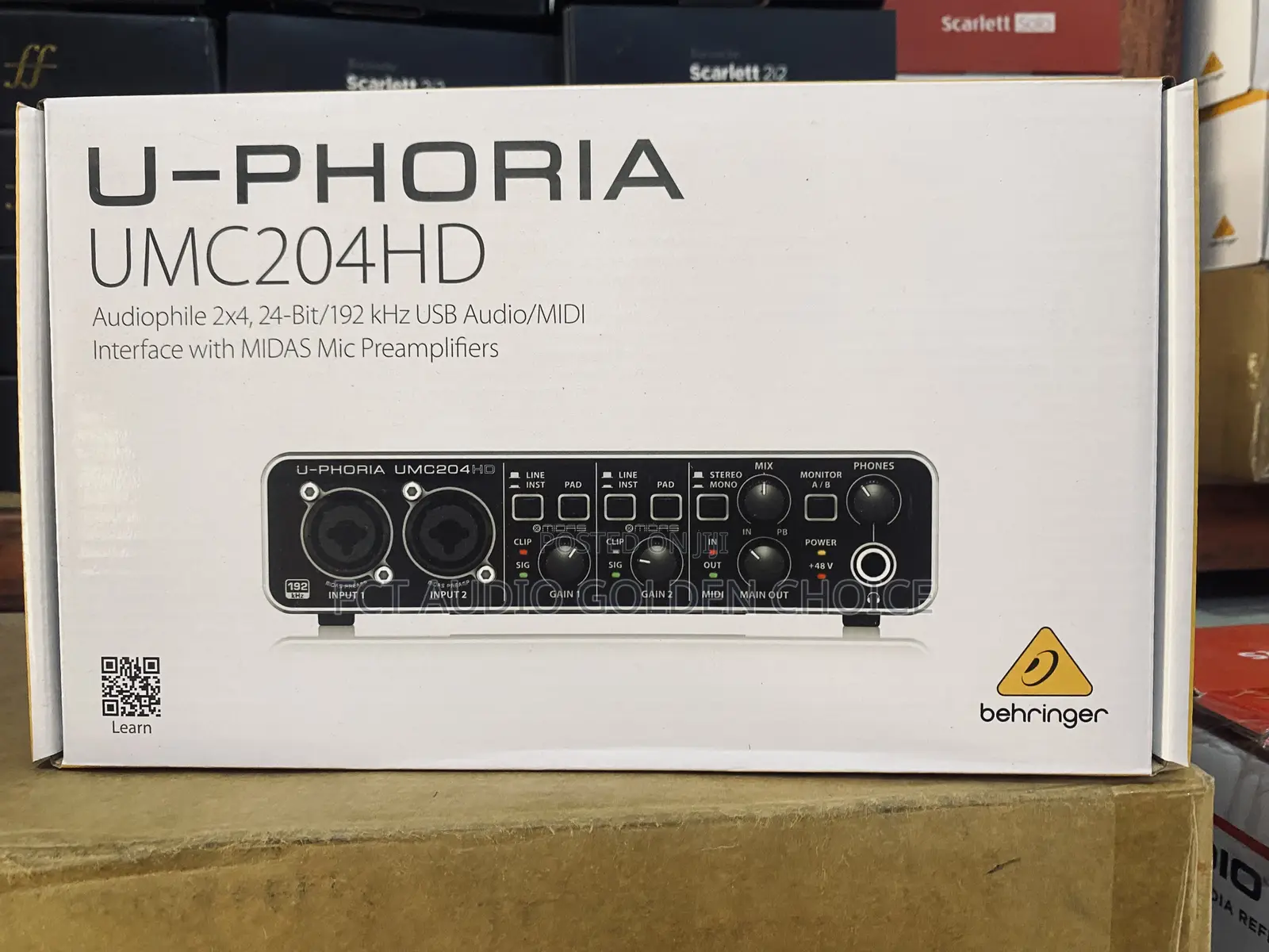 Behringer U-Phoria Umc204hd – Professional Usb Audio Interface