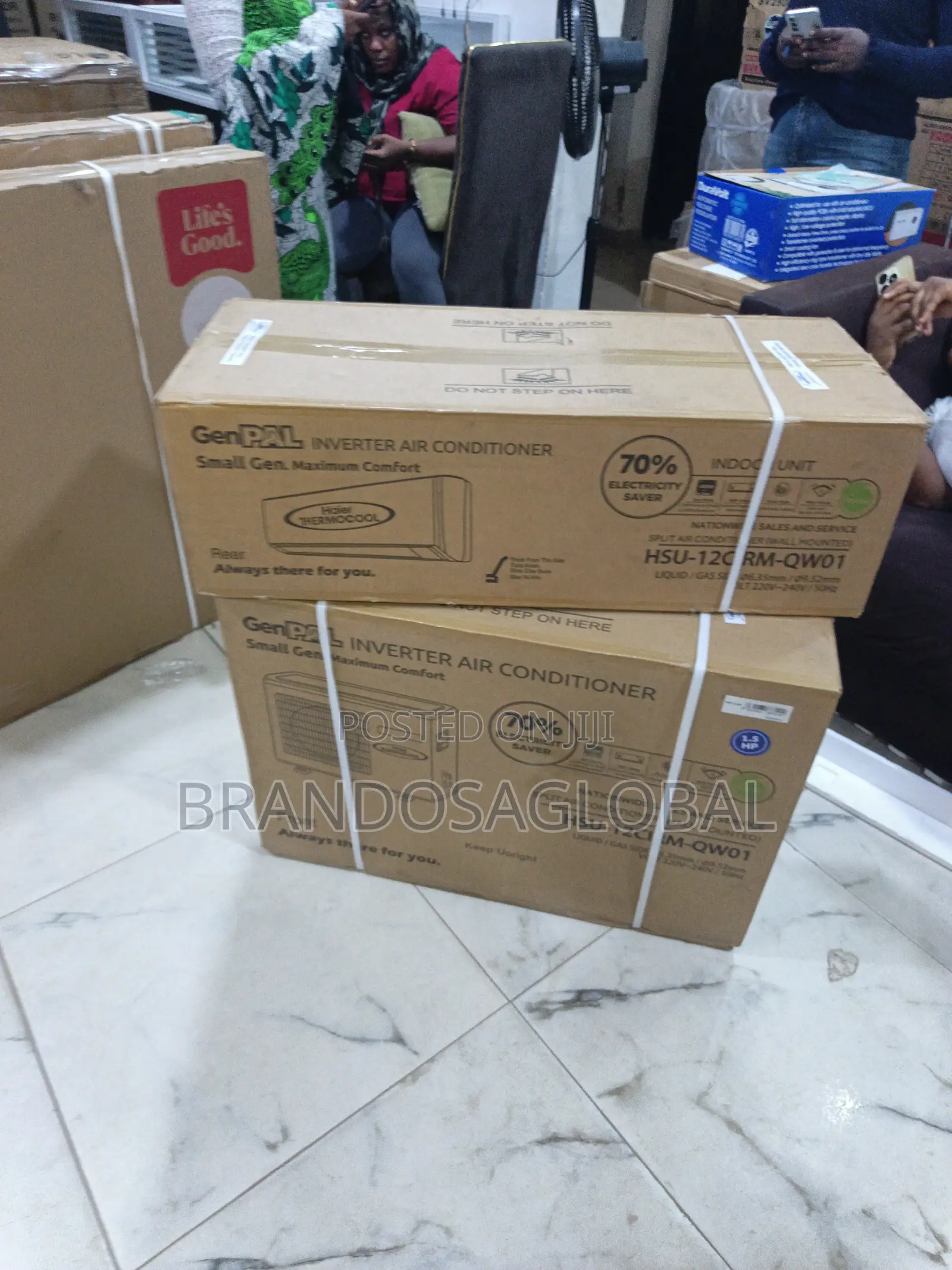 Haier Thermocool Genpal Inverter 1.5hp Smart Cooling Ac-Hsu12cirmqwot