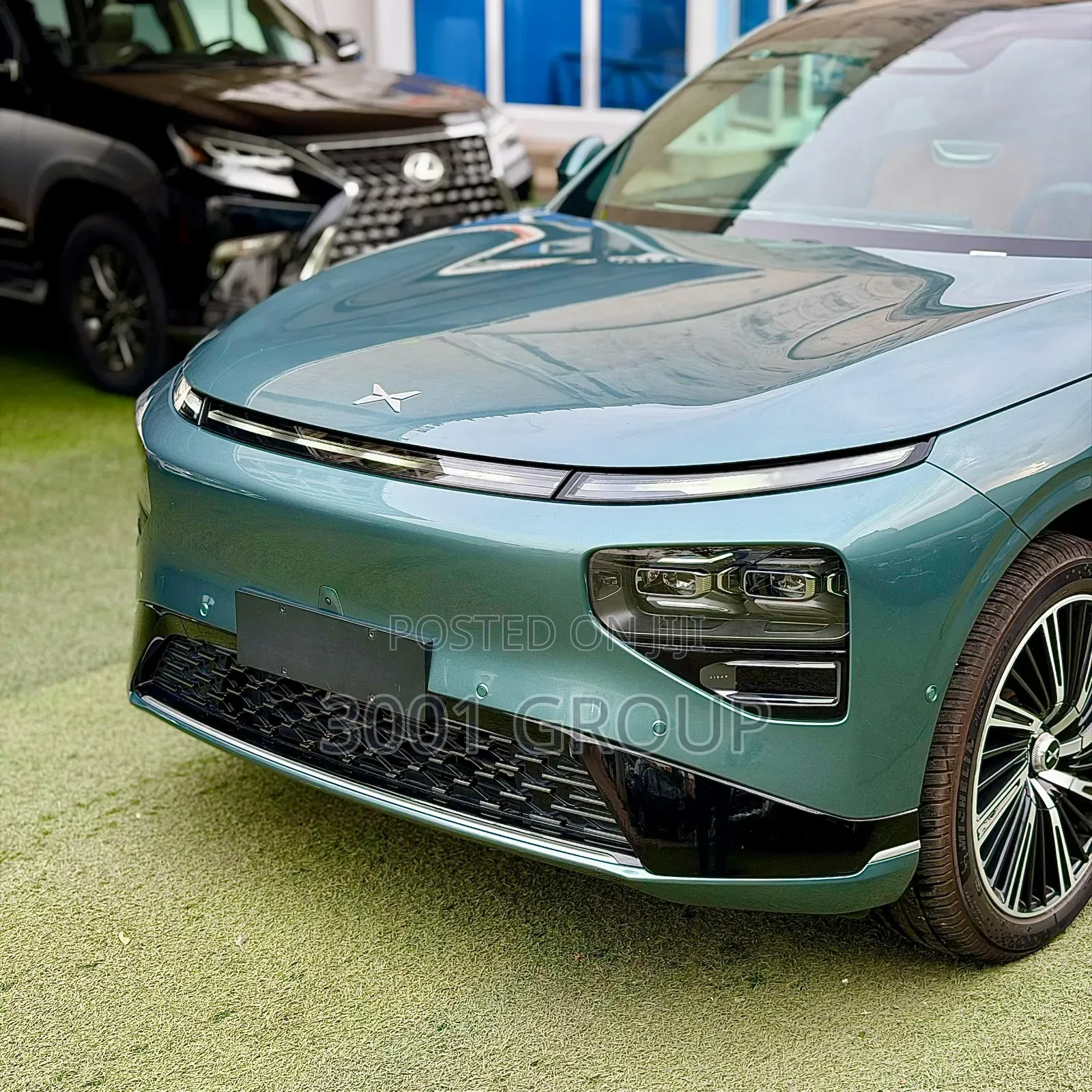 New XPeng G9 EV AWD 2025 Green