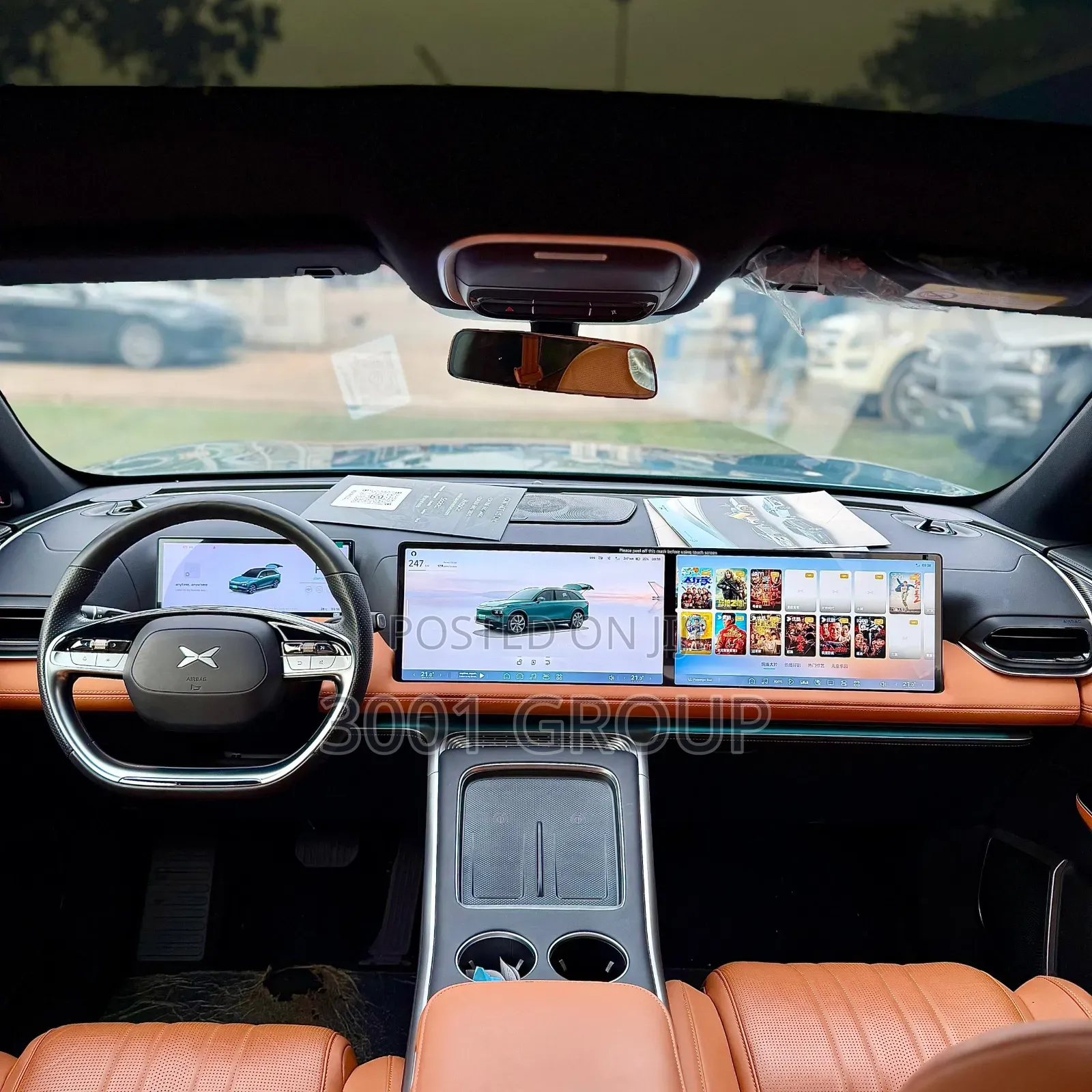 New XPeng G9 EV AWD 2025 Green