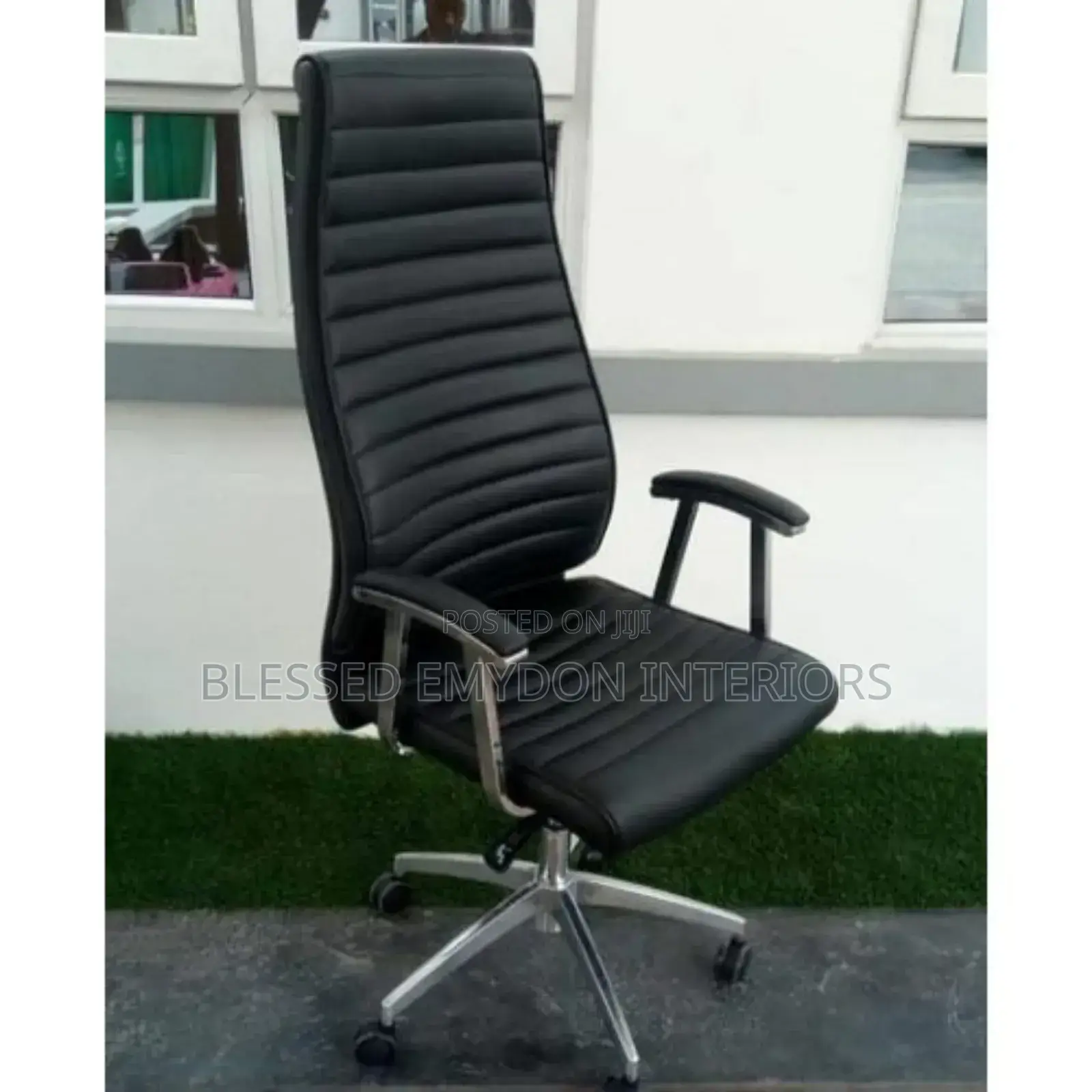 High Quality Leather Director Office Chair-(High Back)