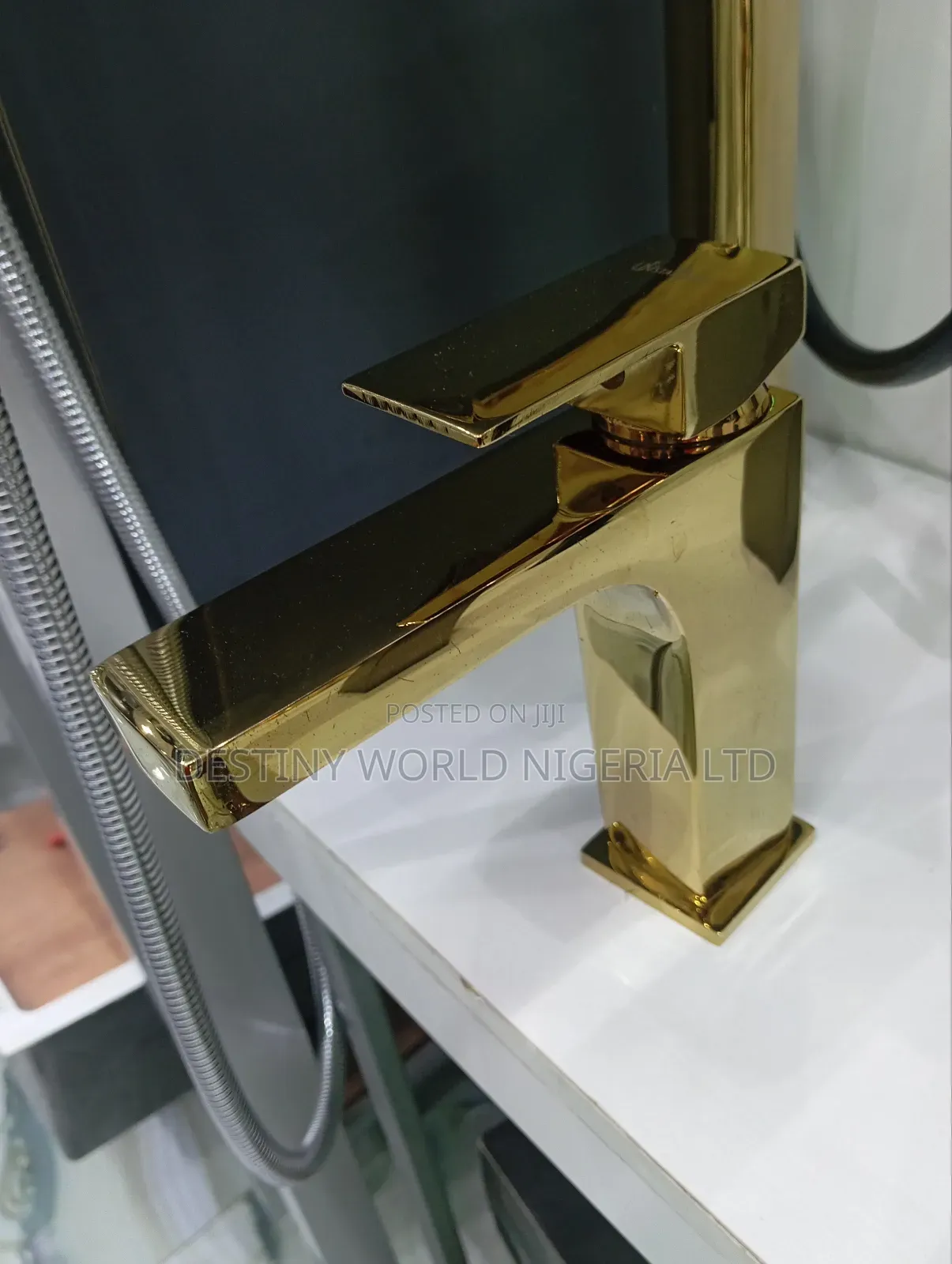 Gold Basin Mixer Tap
