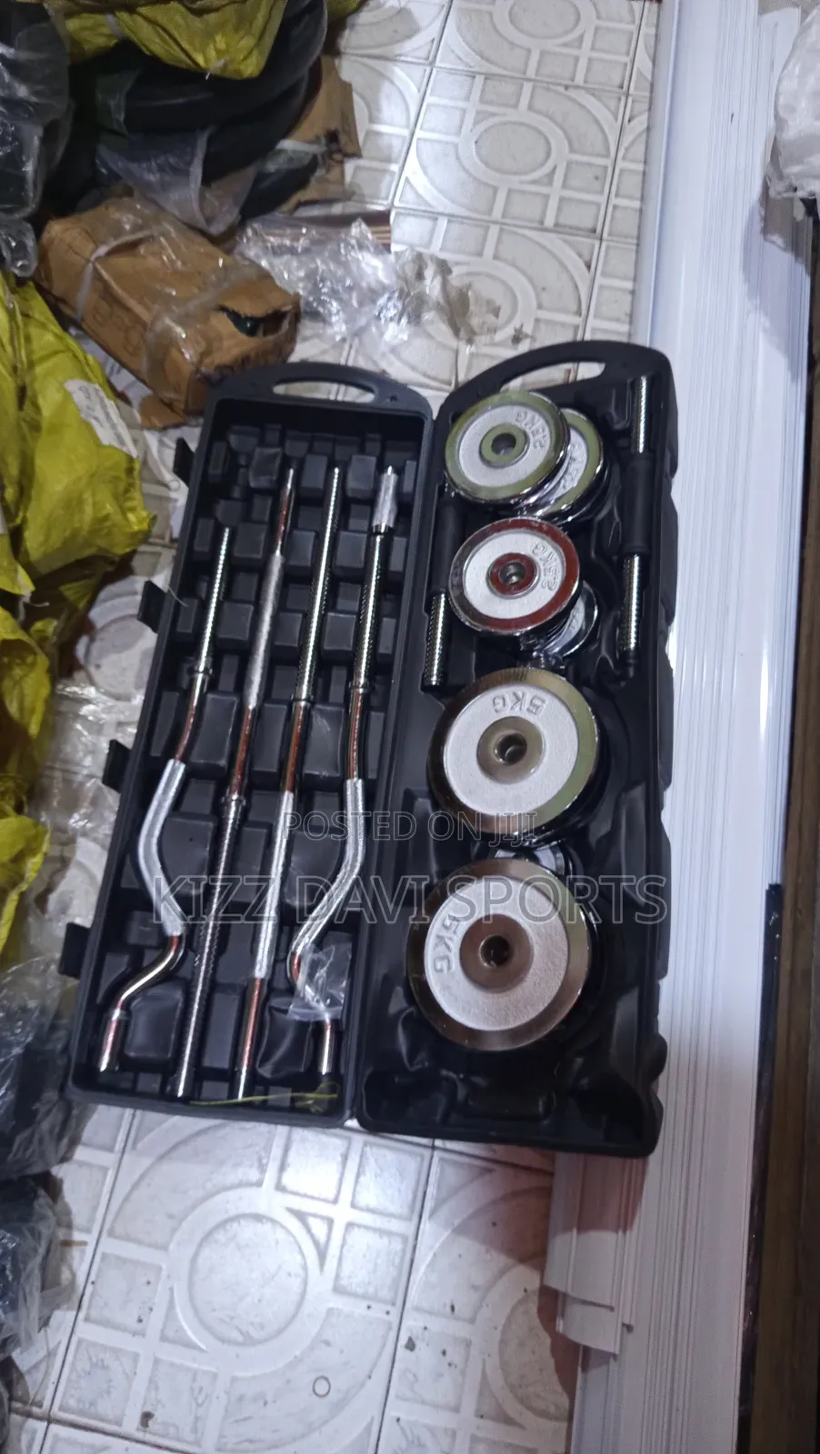 55kg Dumbbells Box Adjustable