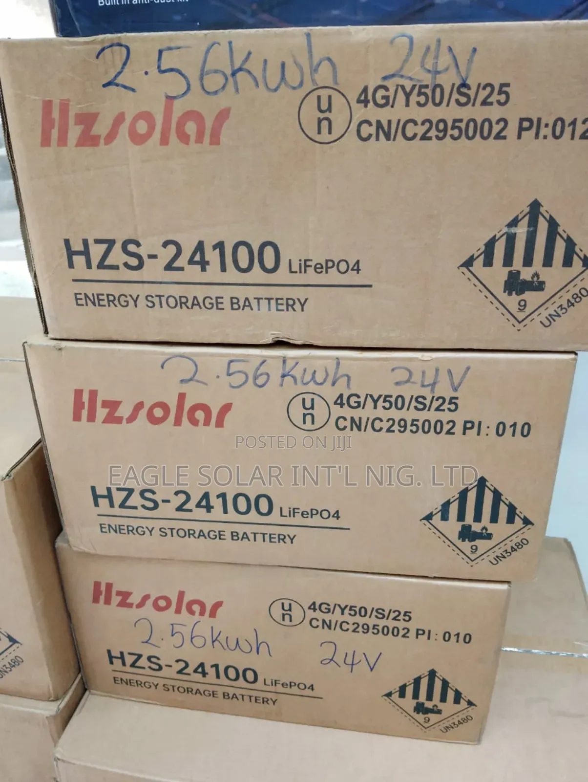 2.5kwh 24v Hz Solar Lithium Battery. Very Reliable With 5years Warrant