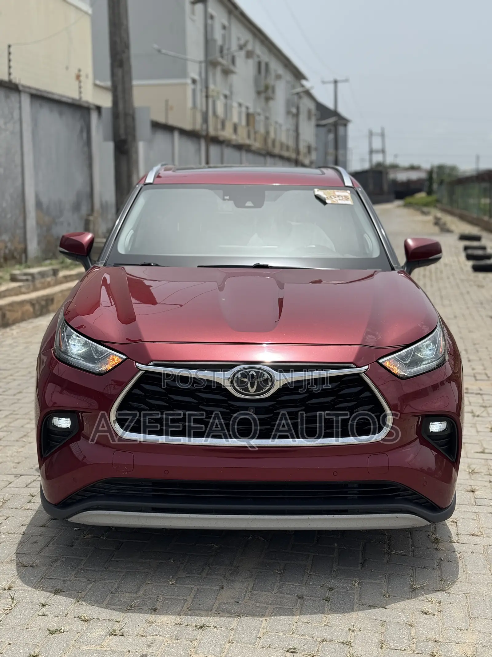 Toyota Highlander Platinum 2021 Red