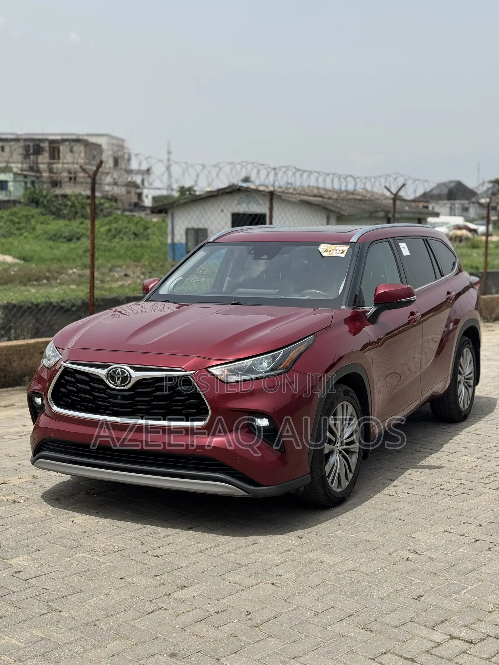 Toyota Highlander Platinum 2021 Red