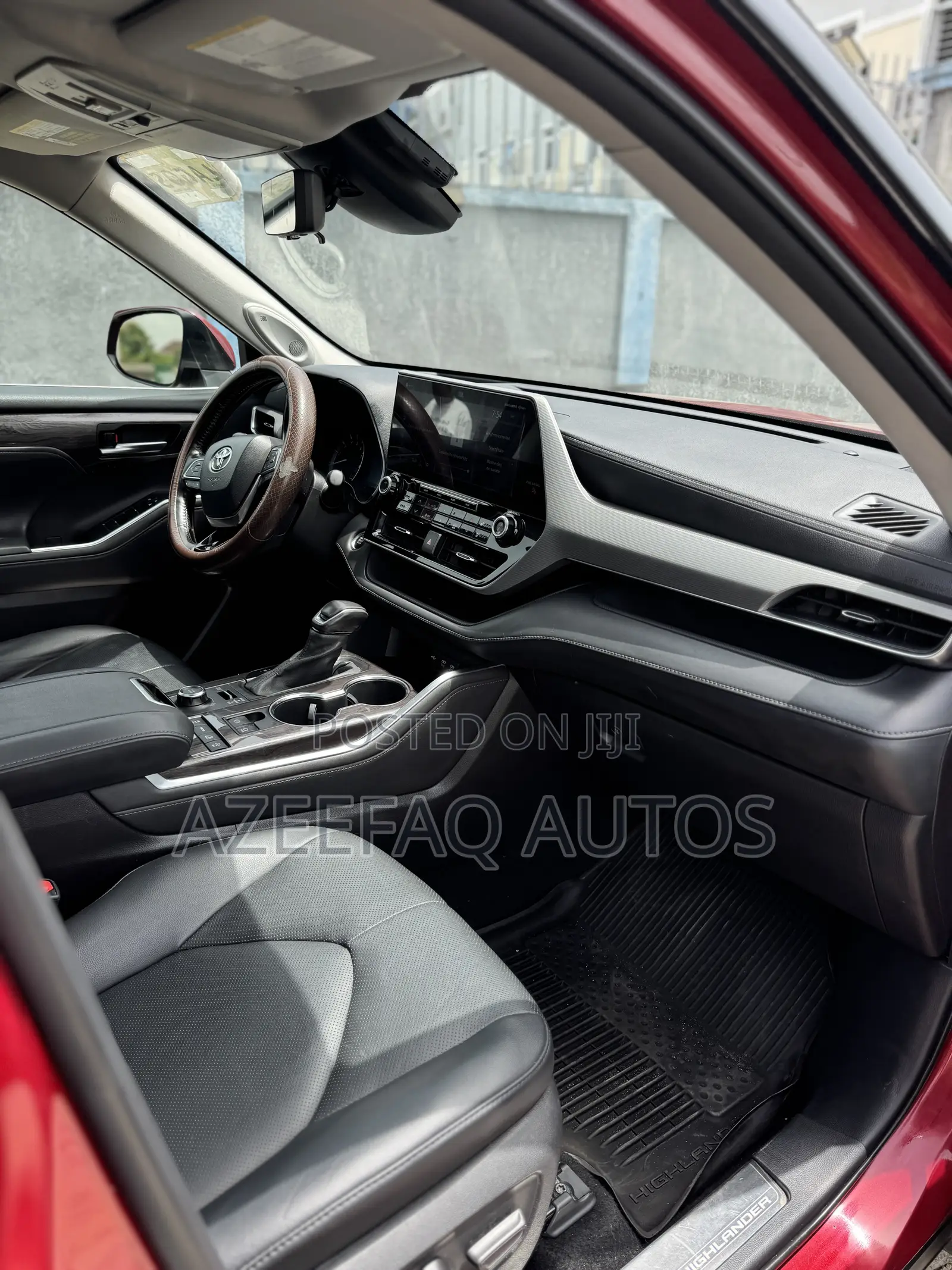 Toyota Highlander Platinum 2021 Red