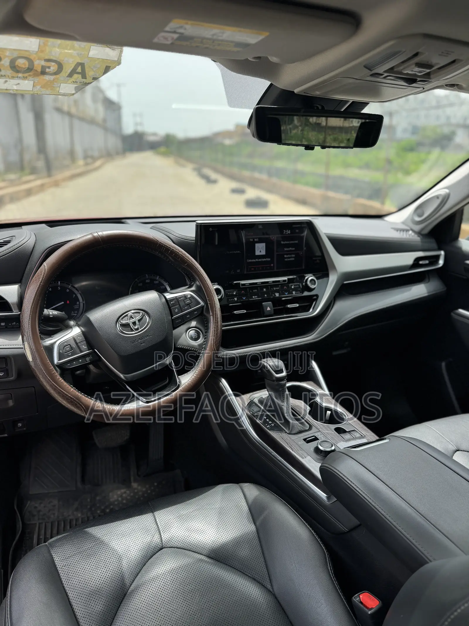 Toyota Highlander Platinum 2021 Red