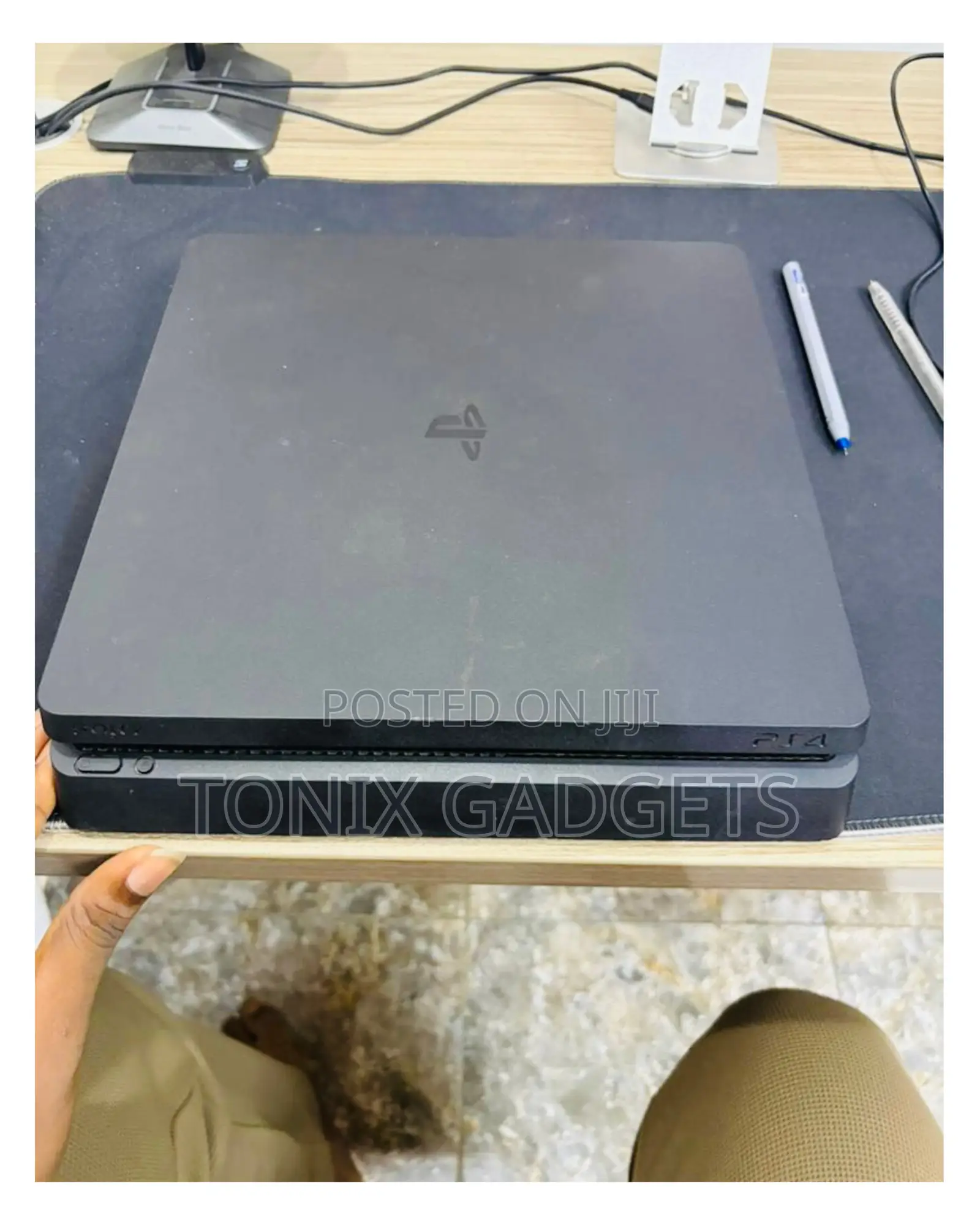 Neatly Used Ps4 Console 500gb With Two Controllers and Installed Games