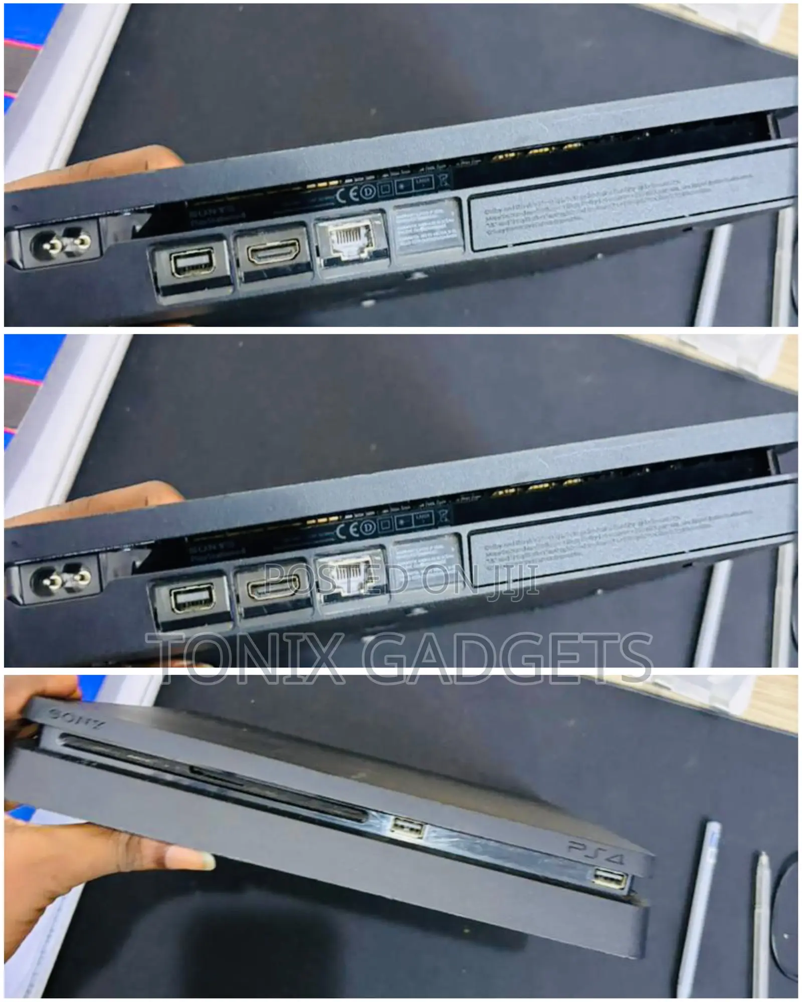 Neatly Used Ps4 Console 500gb With Two Controllers and Installed Games
