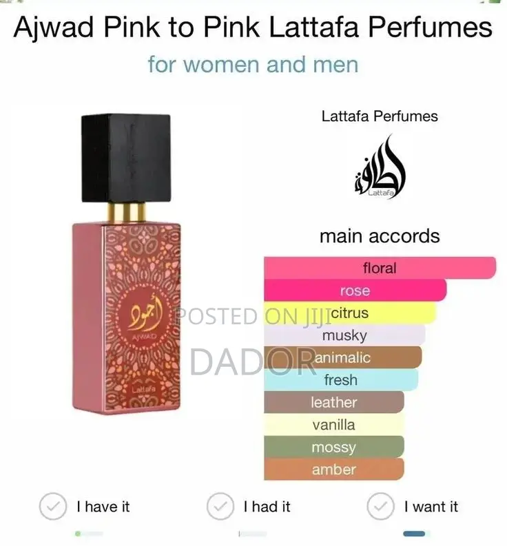 Ajwaad Pink to Pink by Lattafa