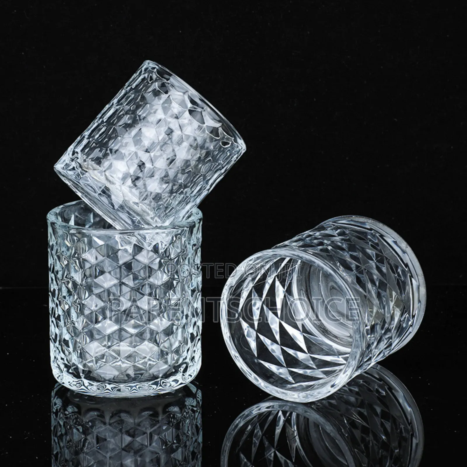 Whisky Crystal Acrylic Cup - 6pcs