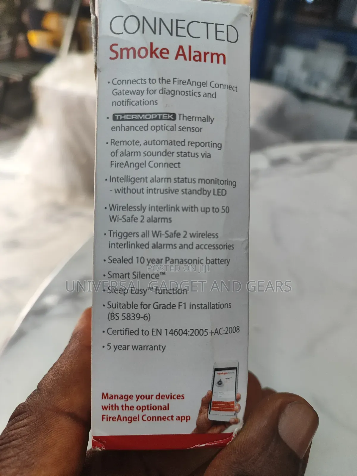 Fireangel Fp2620w2-r Pro Connected Smart Smoke Detector