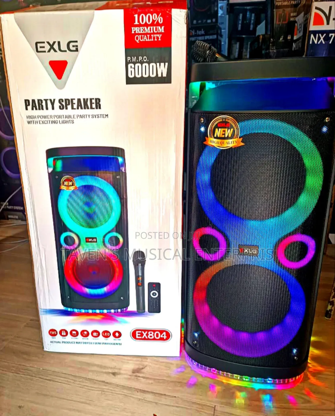 Exlg Ex804 Rechargeable Party Speaker