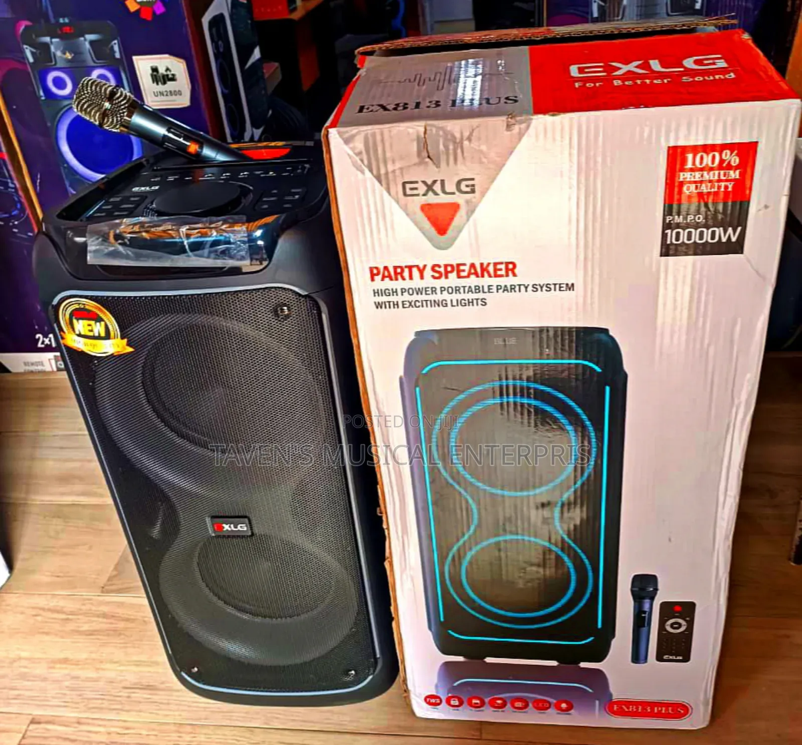 Exlg Ex813 Bass Rechargeable Speaker