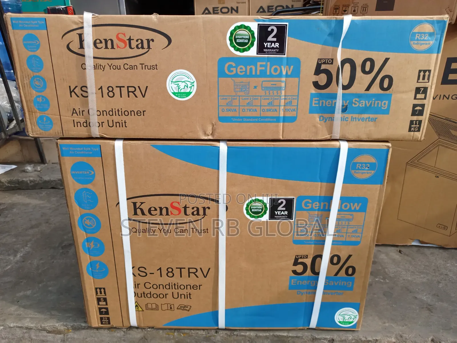 Kenstar 2hp Dynamic Inverter Split Air Conditioner | Ks-18trv (R32)