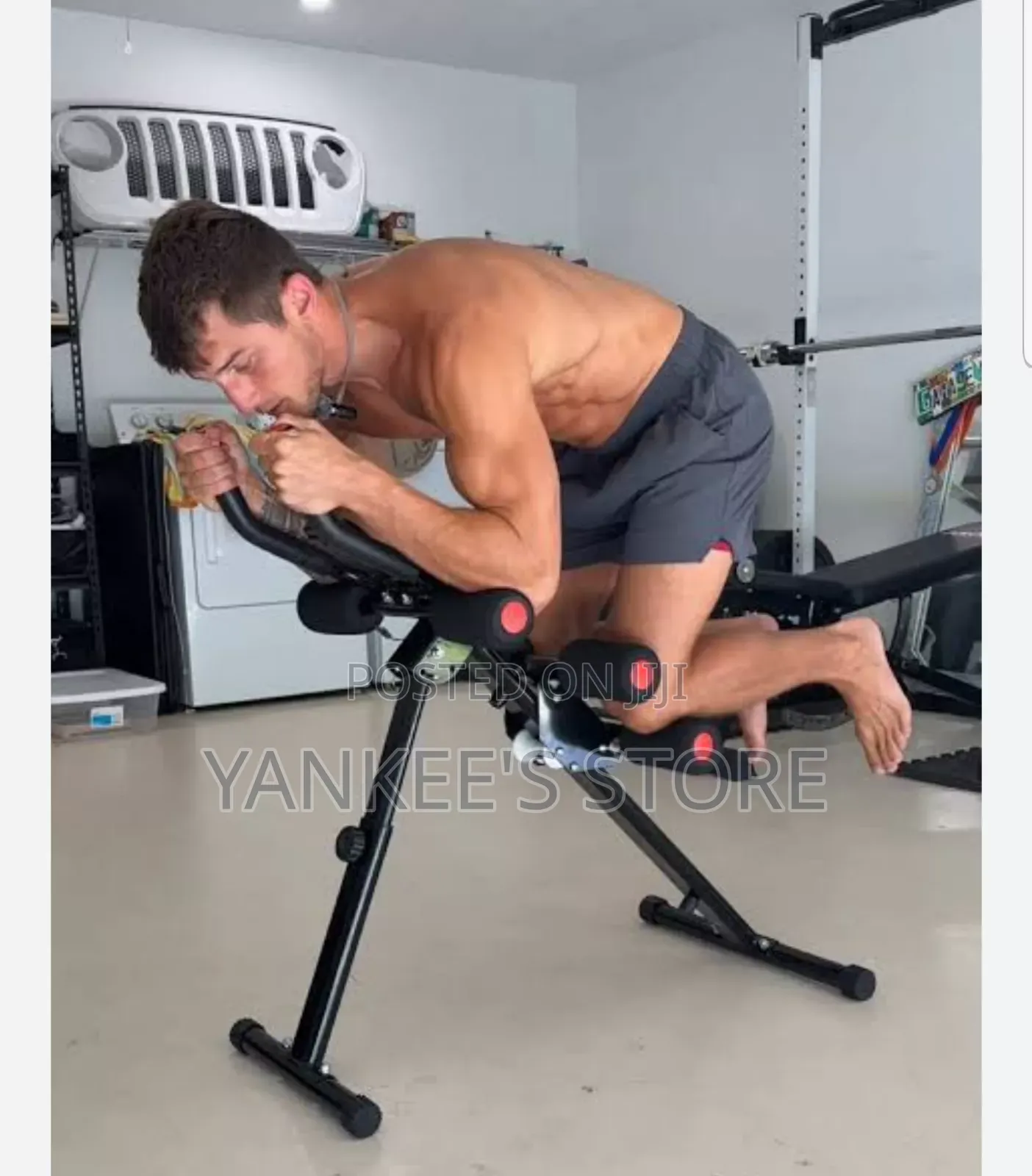 Foldable Core Abdominal Trainer, Ab Workout Machine Equipment