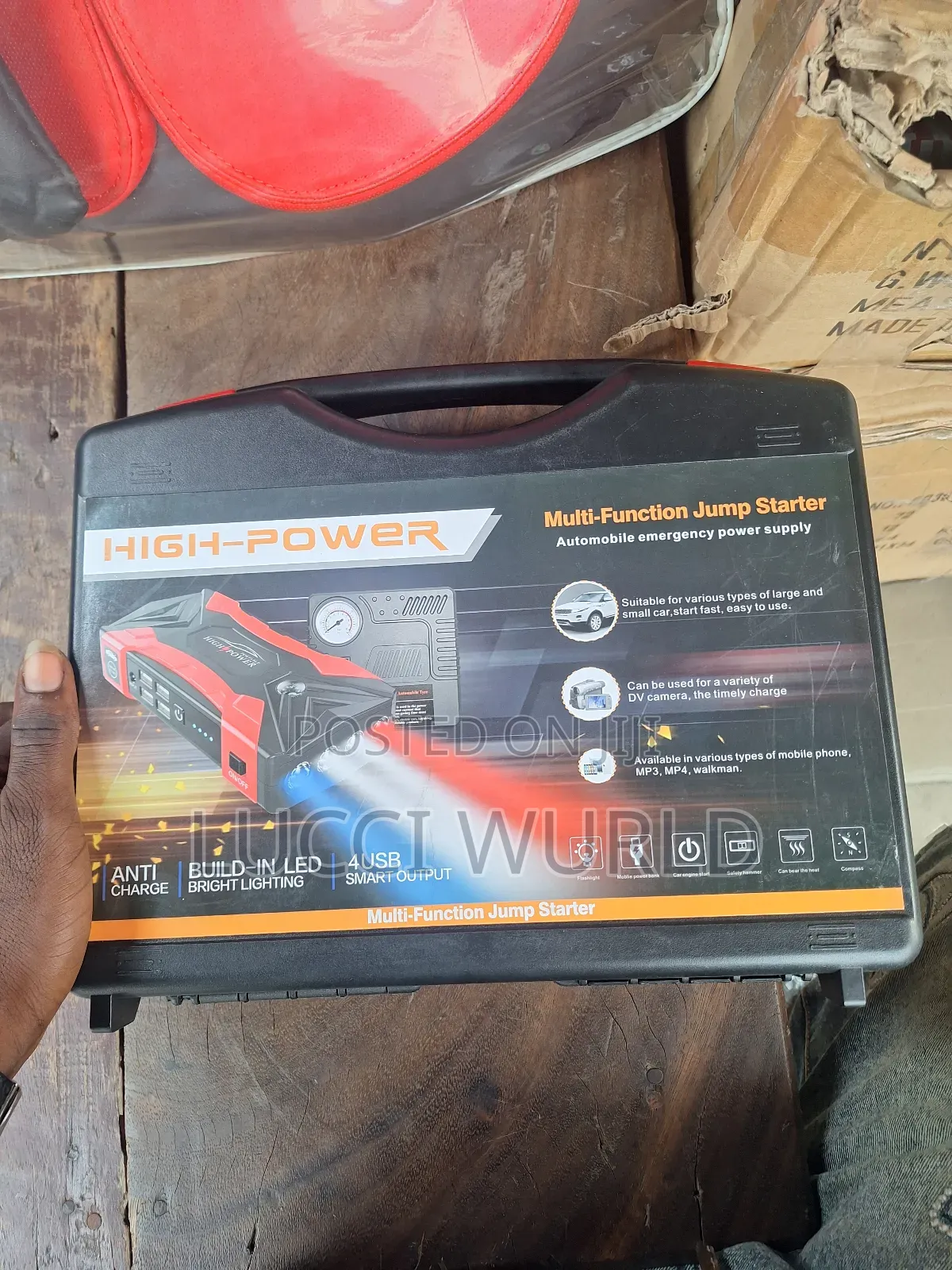 Power Bank and Tyre Pump