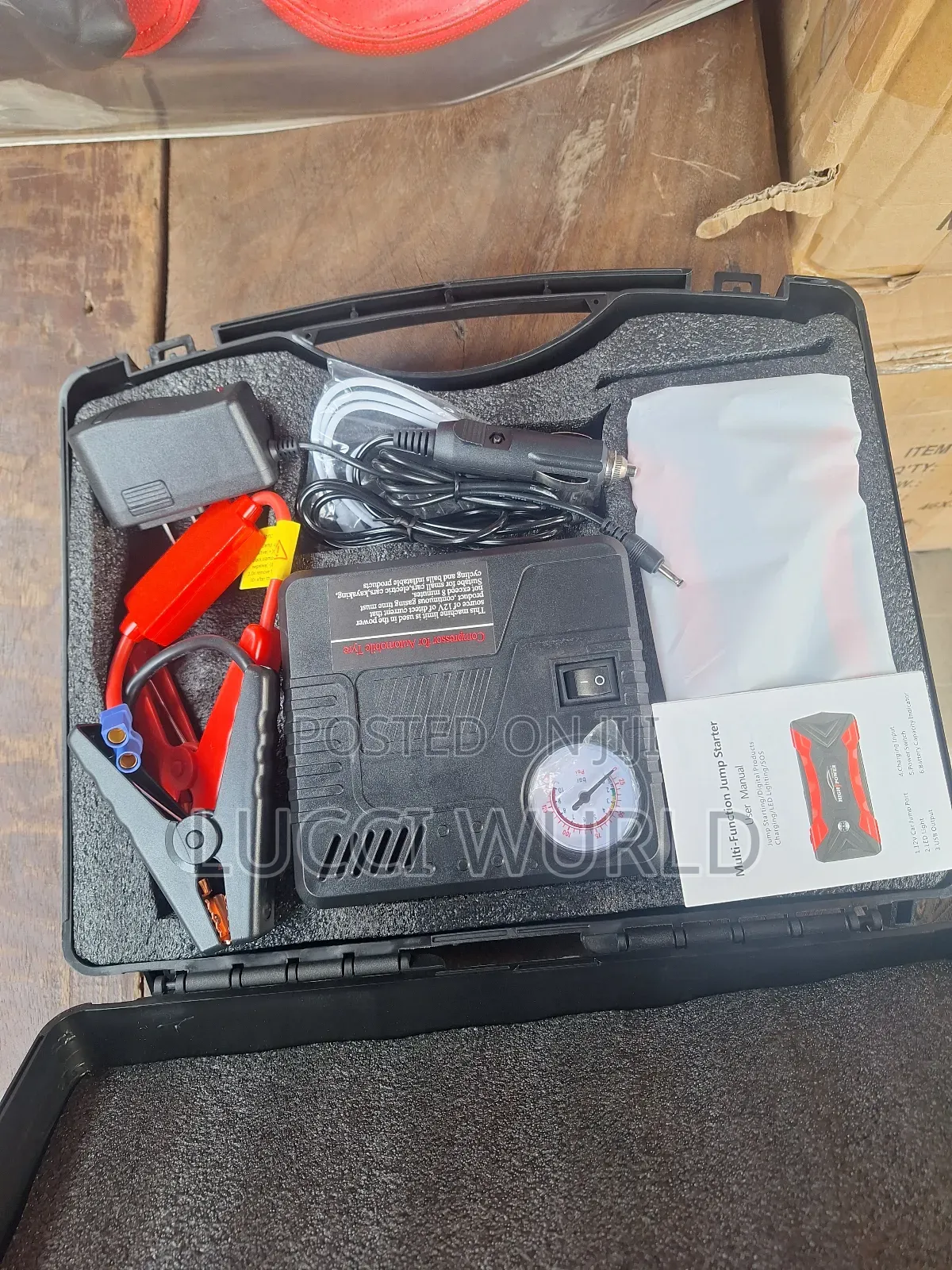 Power Bank and Tyre Pump