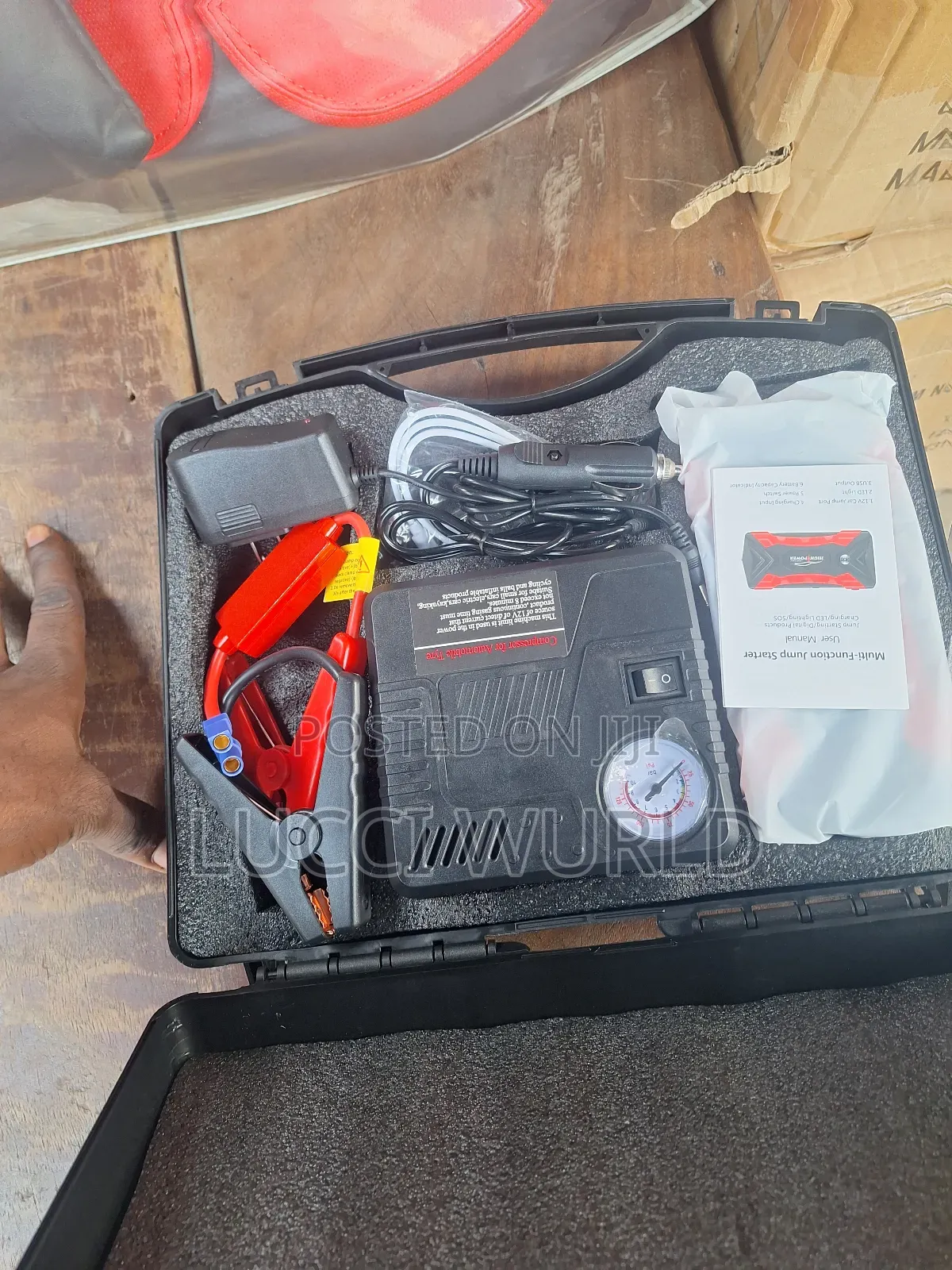 Power Bank and Tyre Pump