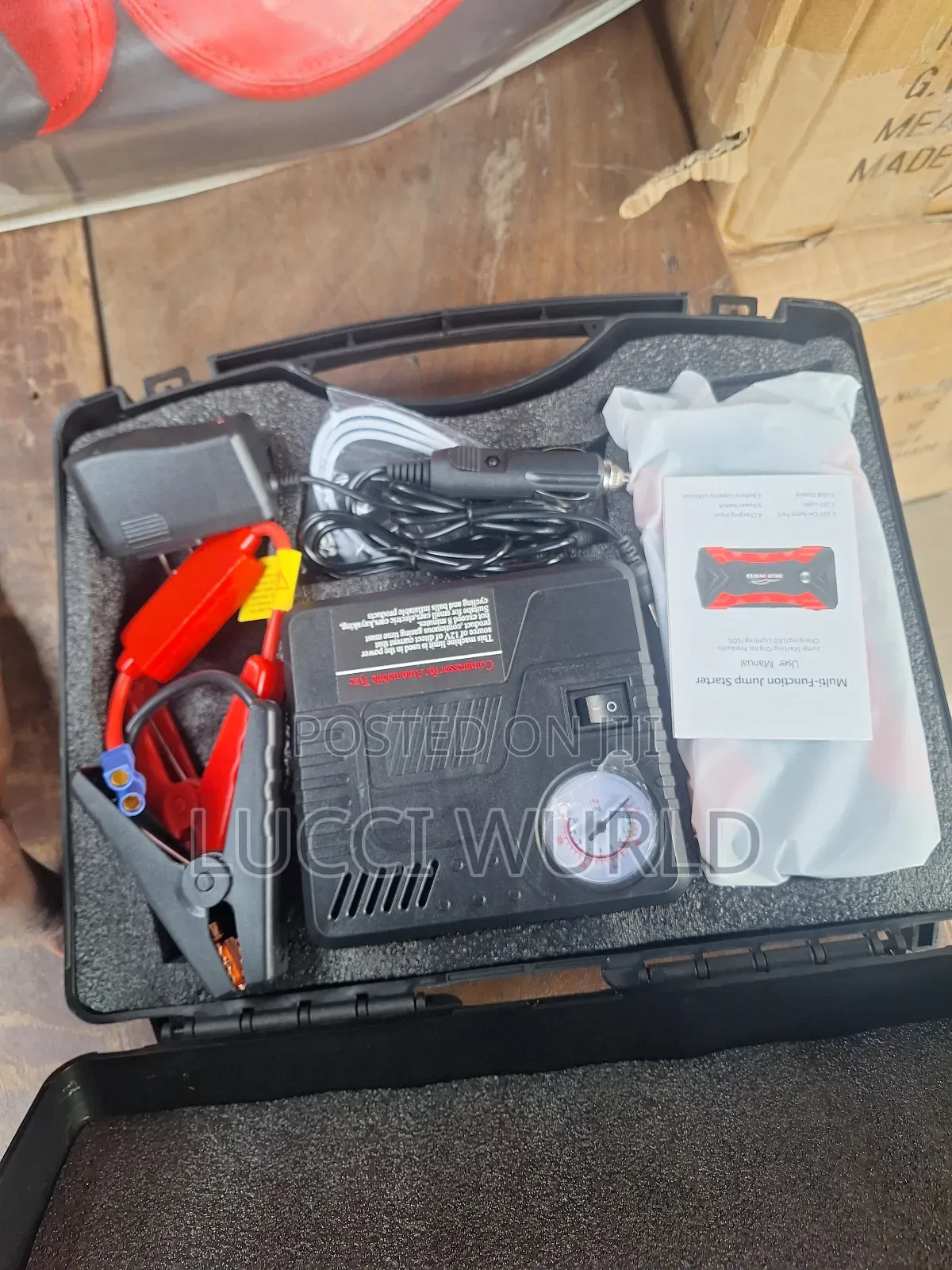 Power Bank and Tyre Pump