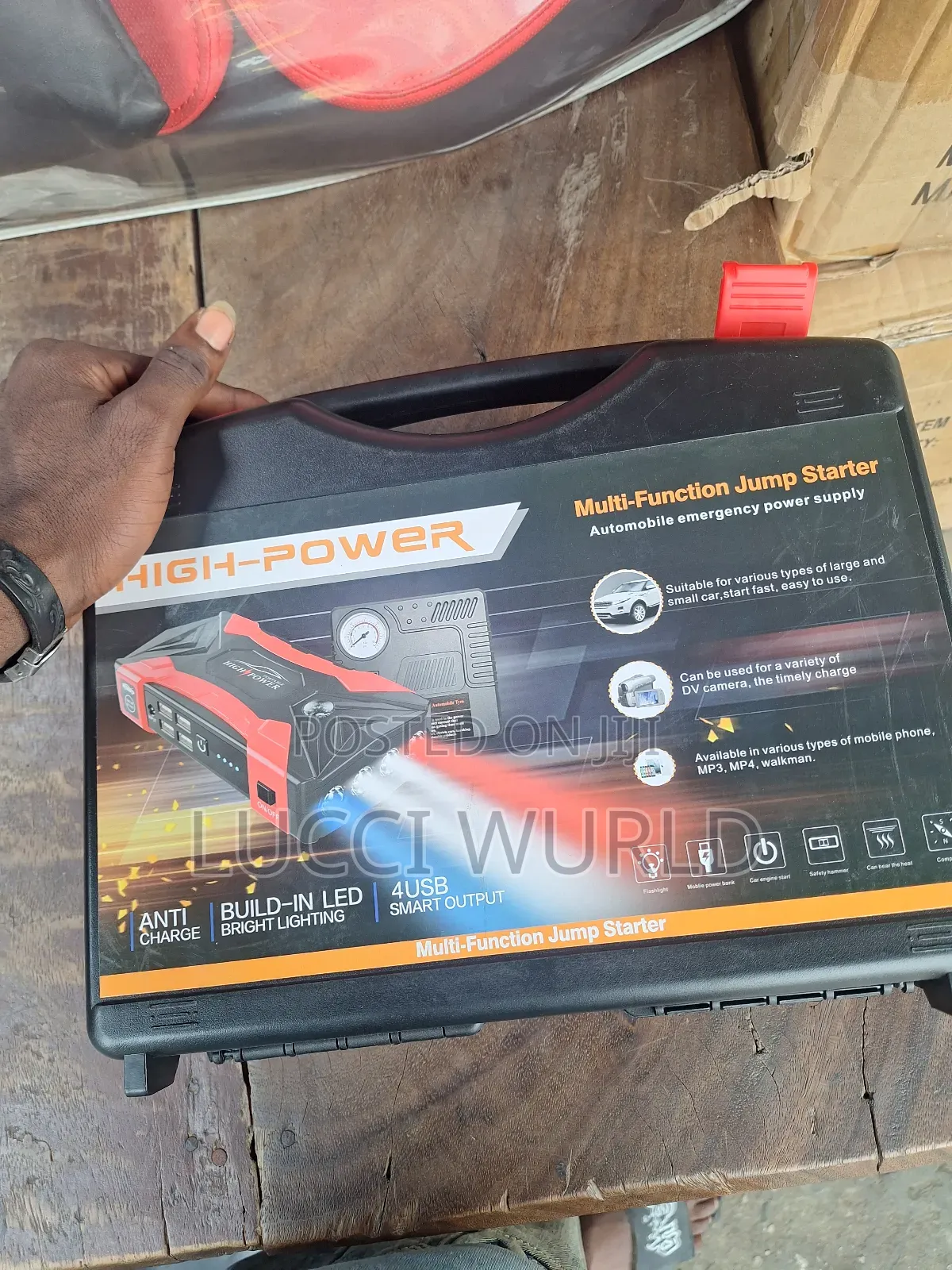 Power Bank and Tyre Pump