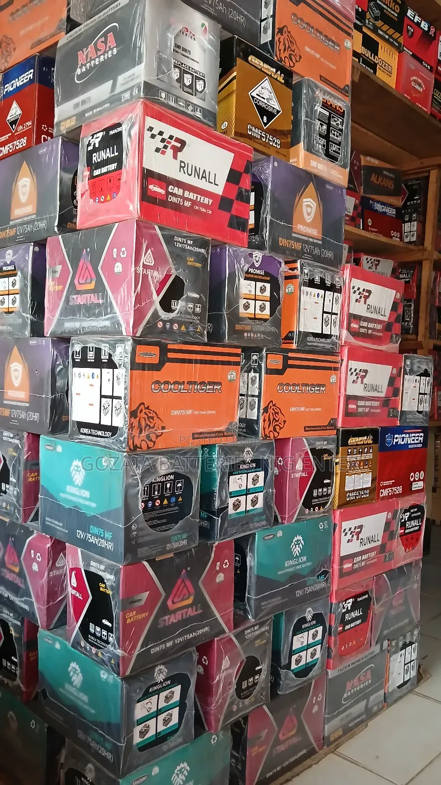 Car Battery 75ah Icorea With 1year Warranty