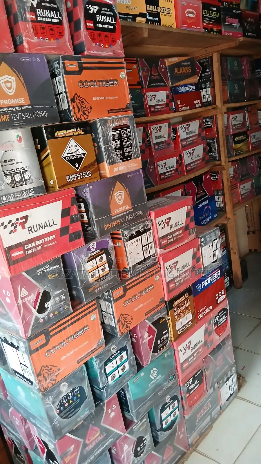 Car Battery 75ah Icorea With 1year Warranty
