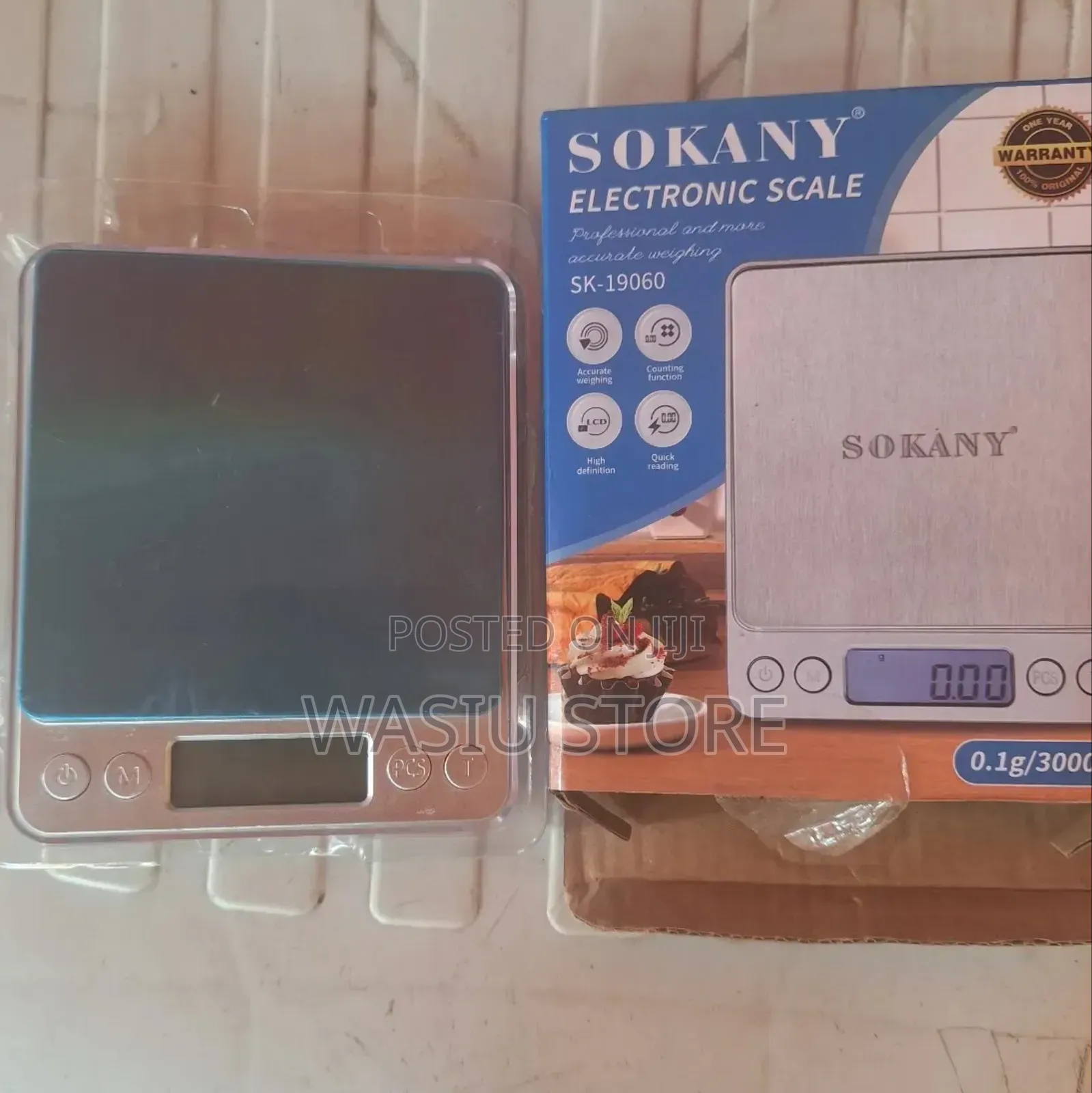 Sokany Electronic Kitchen, Food and Jewelry Scale 0.1/3000g