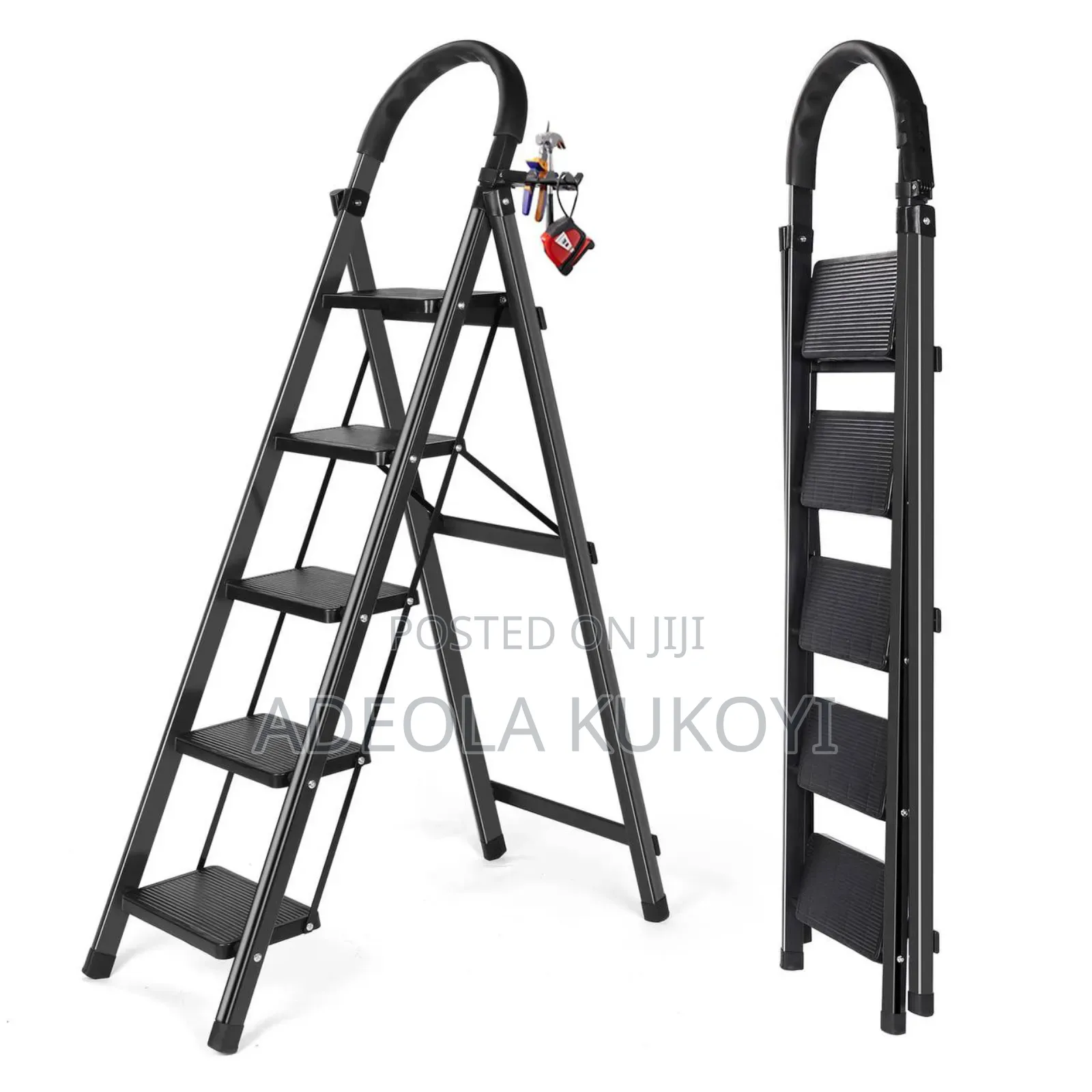 5 Step Ladder With Tool Tray