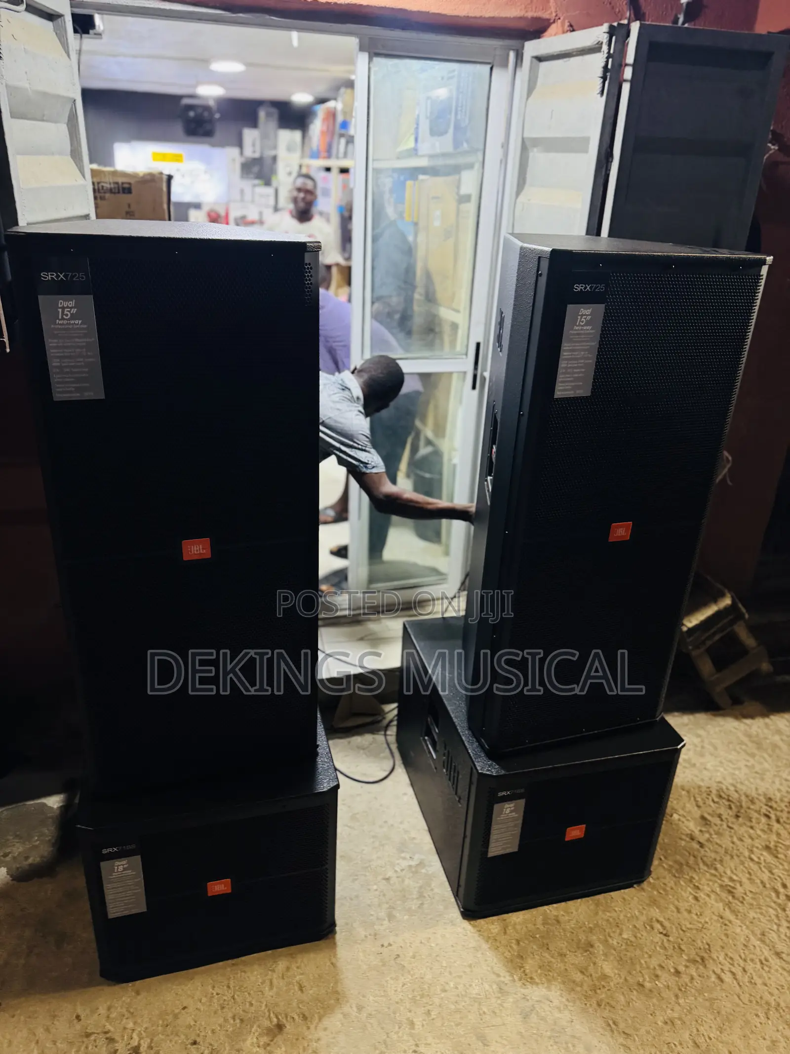 Complete JBL Speaker Setup Srx725 and Srx718