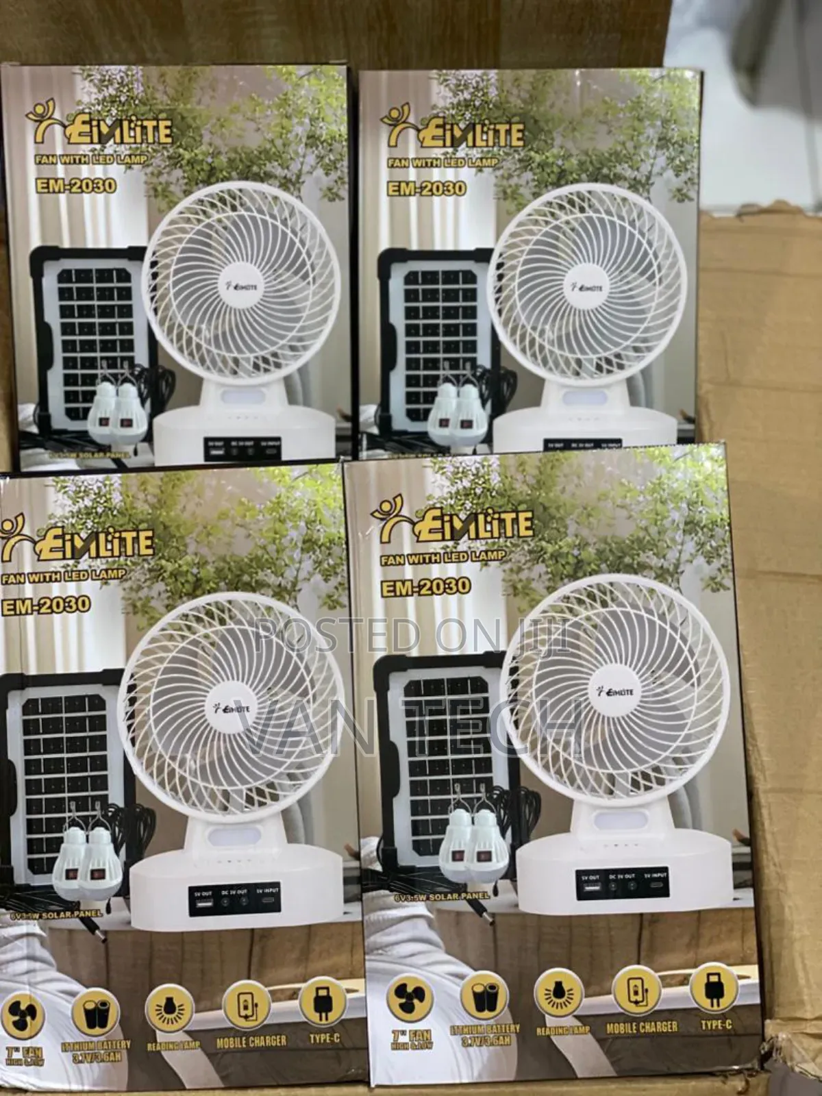 Solar Portable Fan
