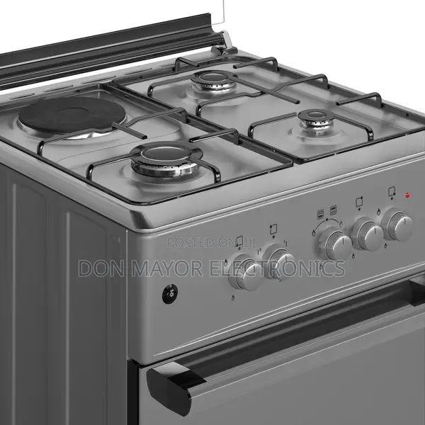 Maxi 60x60 3+1 Burner Gas Cooker | Maxi 6060 M4 Inox