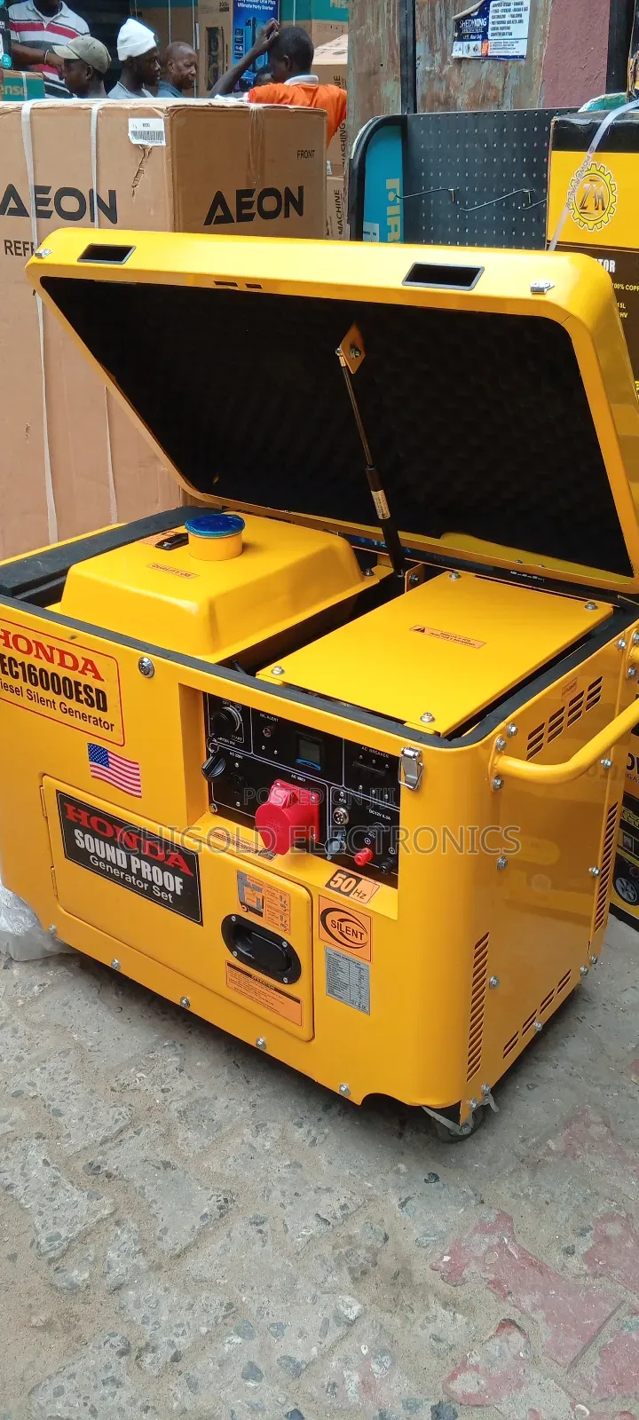 Original Honda Dieselgenerator 12 Kva 100% Copper Coin 1 Year Warconty