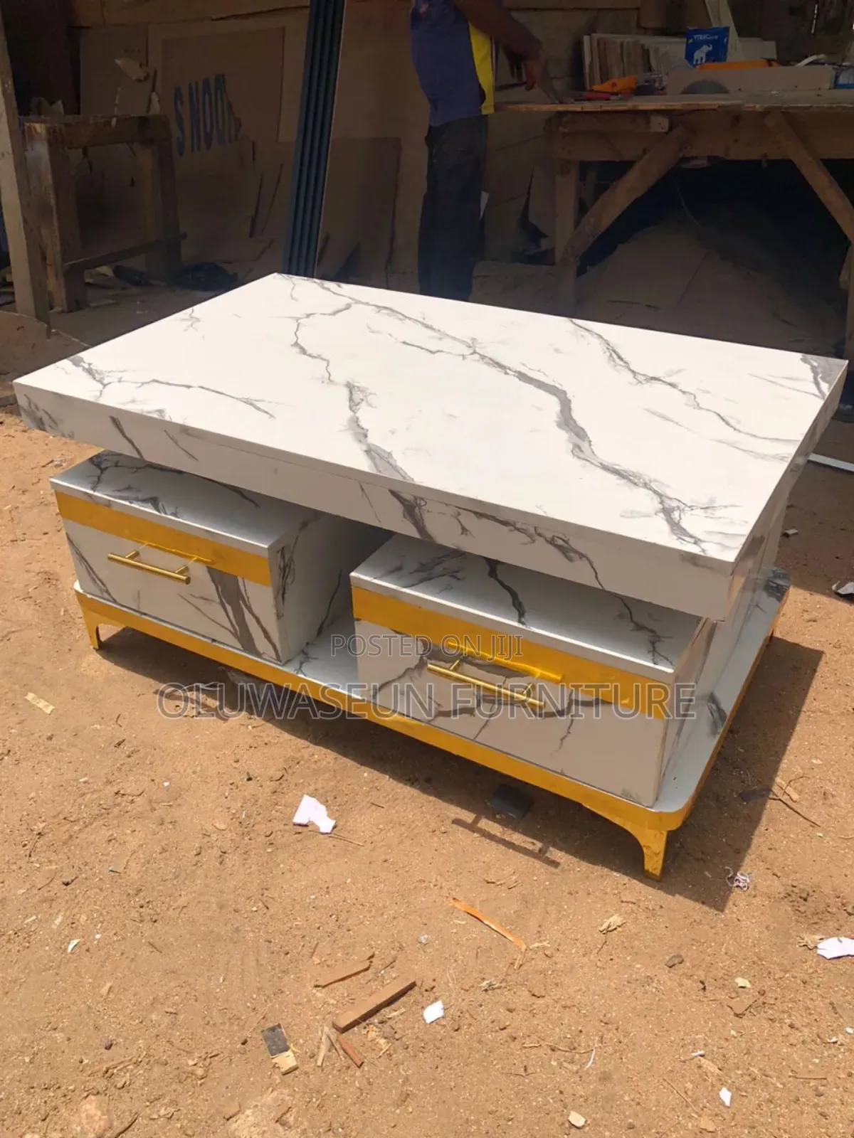 Center Table With Drawers by Oluwaseun Furniture