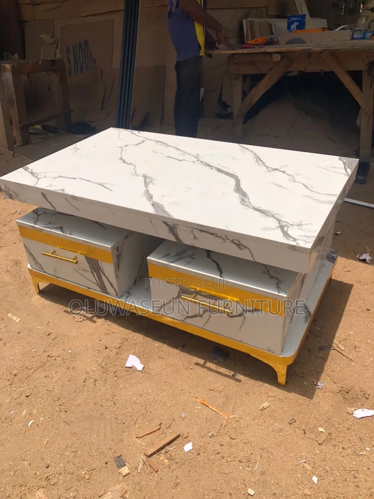 Center Table With Drawers by Oluwaseun Furniture