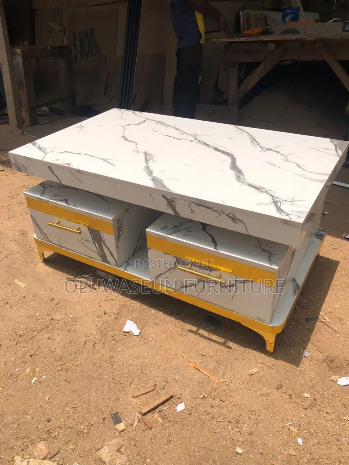 Center Table With Drawers by Oluwaseun Furniture
