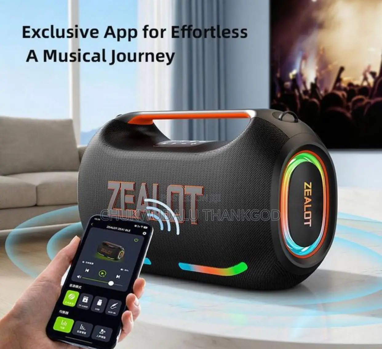 Zealot Ze41 Partybox 250w Subwoofer Bluetooth Speaker