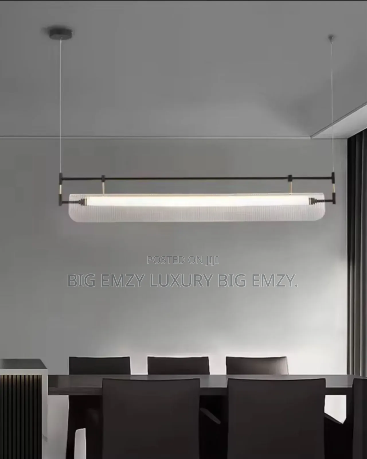 120cm Nami Linear Chandelier or a Linear Strip Chandelier.