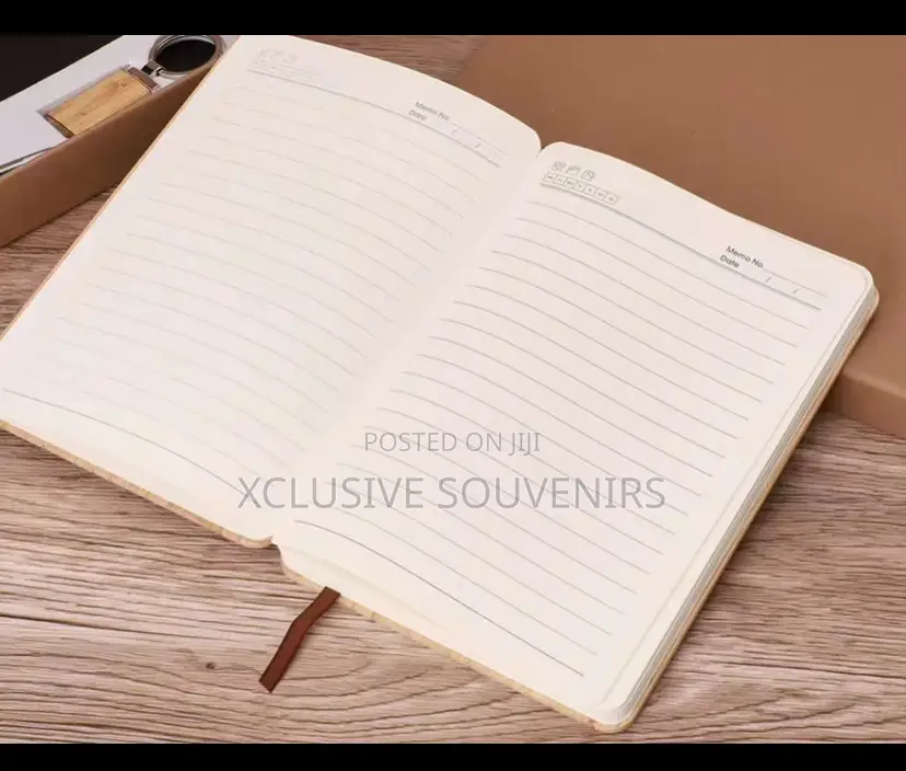 Promotional Bamboo Notebook Gift Set With Keychain and Pen