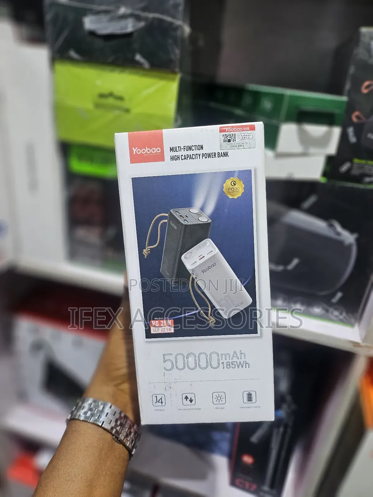 Yoobao Muti Function High Capacity Power Bank (50000mah)