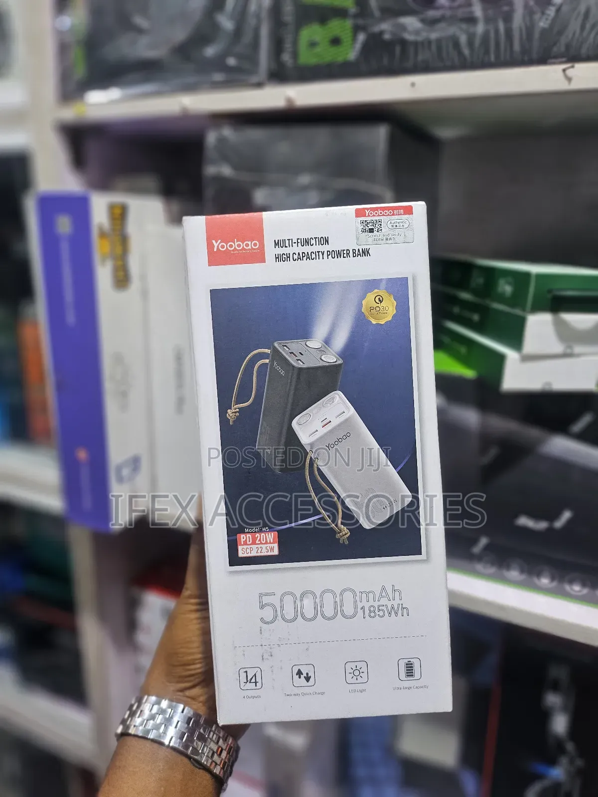 Yoobao Muti Function High Capacity Power Bank (50000mah)