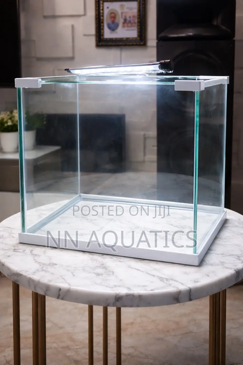 25 Litters Aquarium Tank Empty Tank With Light And Cover