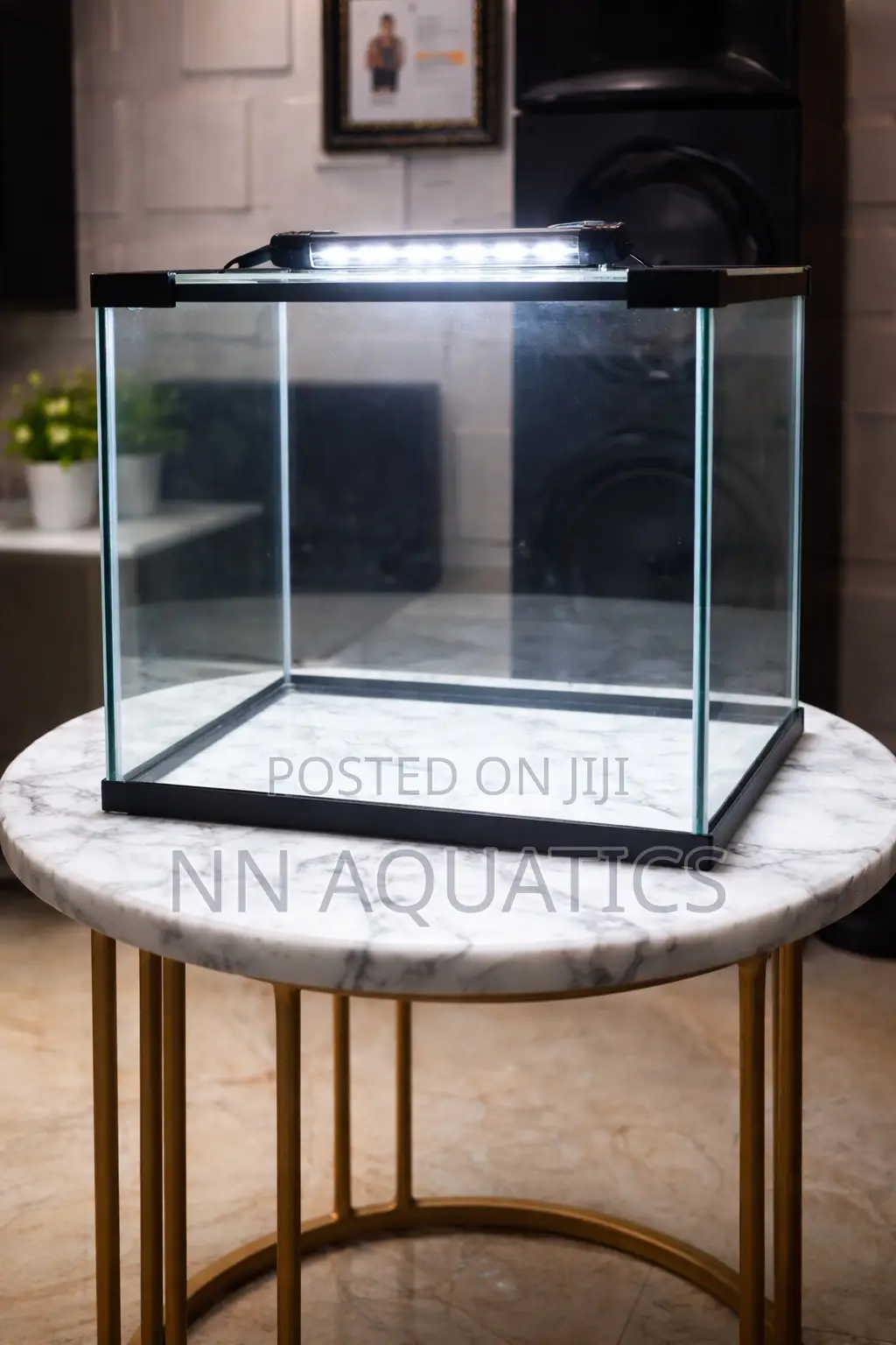 25 Litters Aquarium Tank Empty Tank With Light And Cover