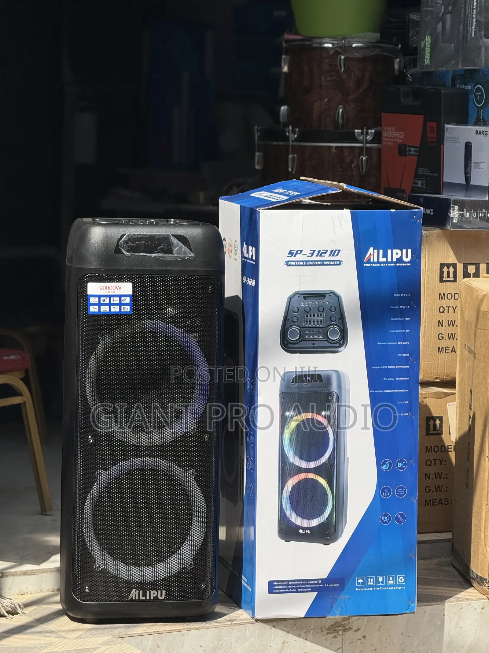 Ailipu Sp-3121d Ailipu 12 Inches Public Adress System (Party System)