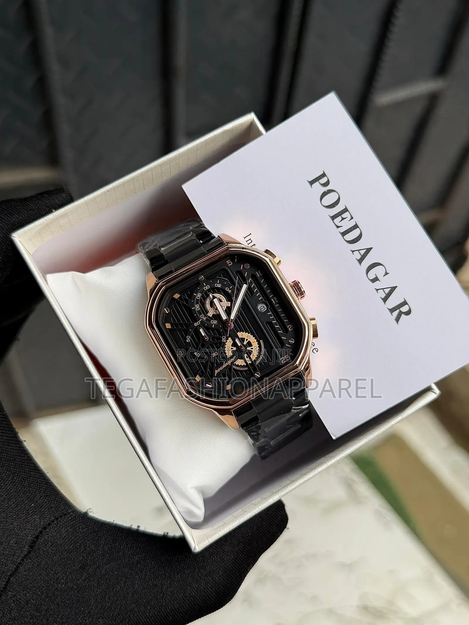 Poedagar Chronographic Chain Wristwatch