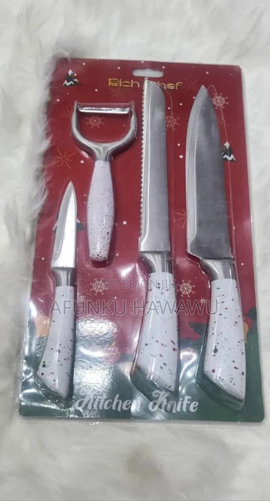 Stainless Steel Quality 4pcs Kitchen Knife Set